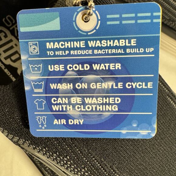 Skechers Max Cushioning Men's Size 10.5 Black/White Slip-Ins Hand Free - Picture 11 of 13